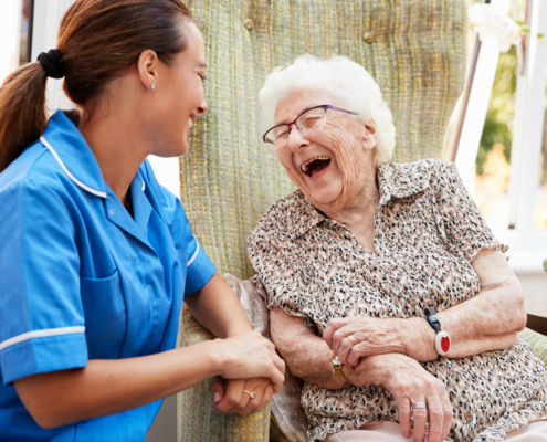 Center Healthcare Logo - HCA Care Assistant work in a Care Home
